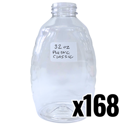 32 oz Plastic Classic Honey Jars