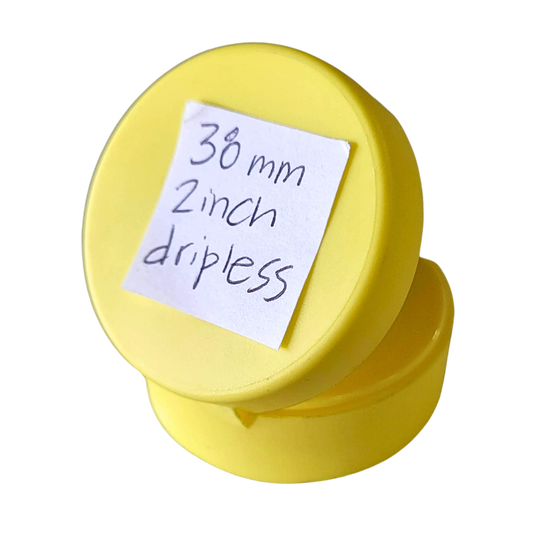 38mm 2-inch Inverted, Dripless Honey Jar Lids by Foxhound Bee Company