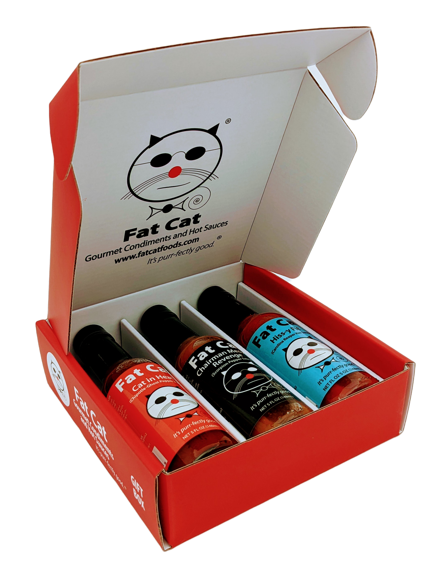 Heat Lovers 3 Bottle Hot Sauce Gift Box
