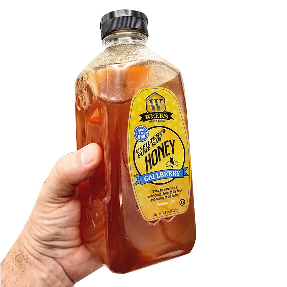 Our Best All-Natural Pure Raw Gallberry Honey
