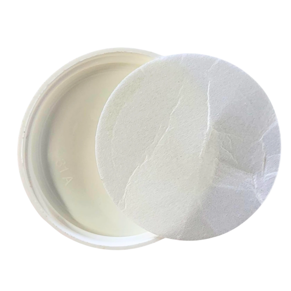 48 mm White Plastic Lids with Pressure Seal, image 3 of 8
