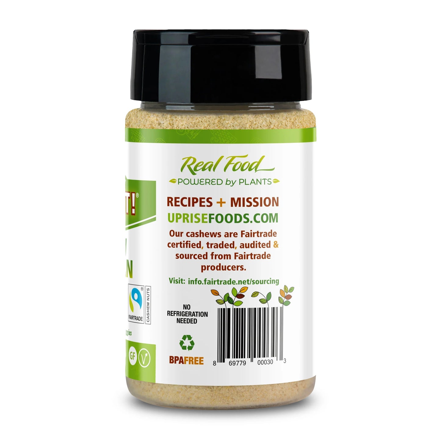 NOOCH IT! Fair Trade Cashew Parmesan – Vegan, Organic, 4oz
