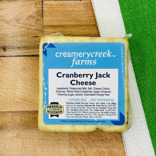 Wisconsin Cranberry Jack Cheese