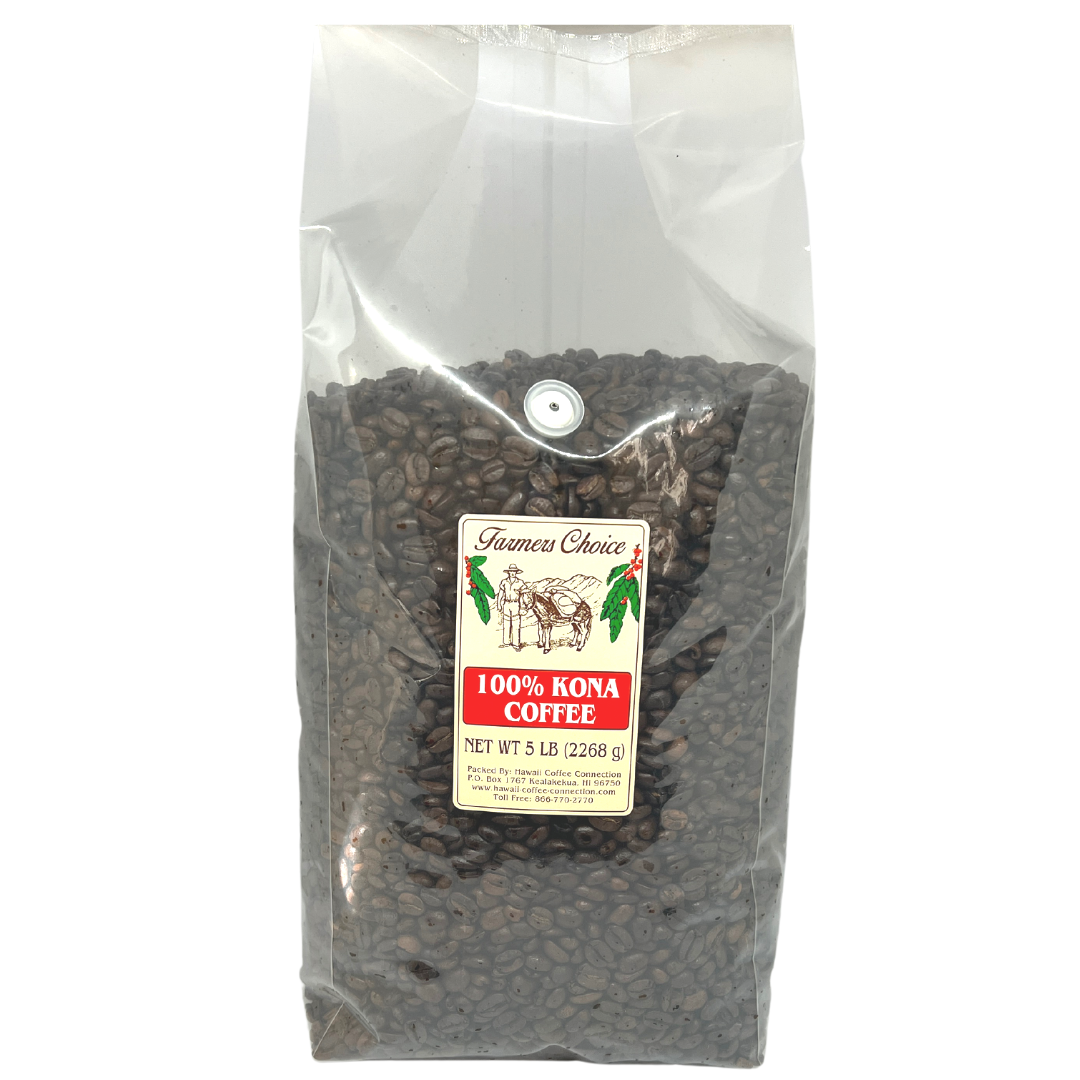 Farmers Choice 100% Kona Coffee Bulk 5lb