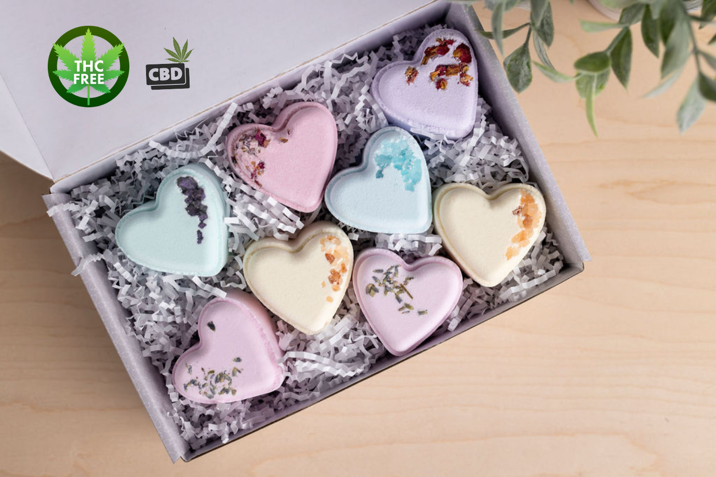 CBD - 8 Bath bombs set