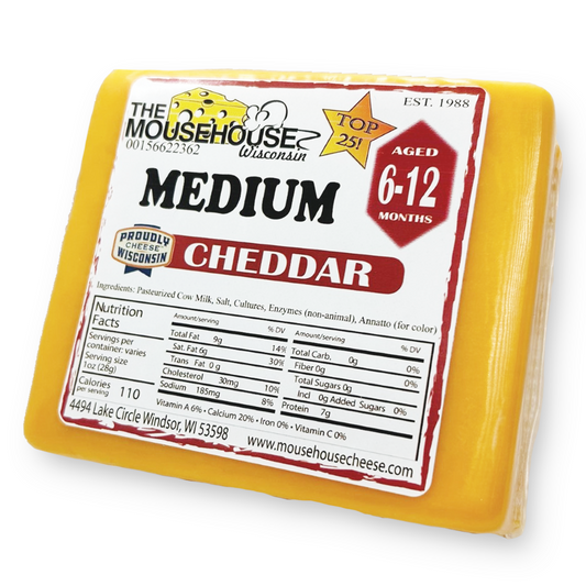 6-12 Month Old Medium Cheddar by Mousehouse Cheesehaus