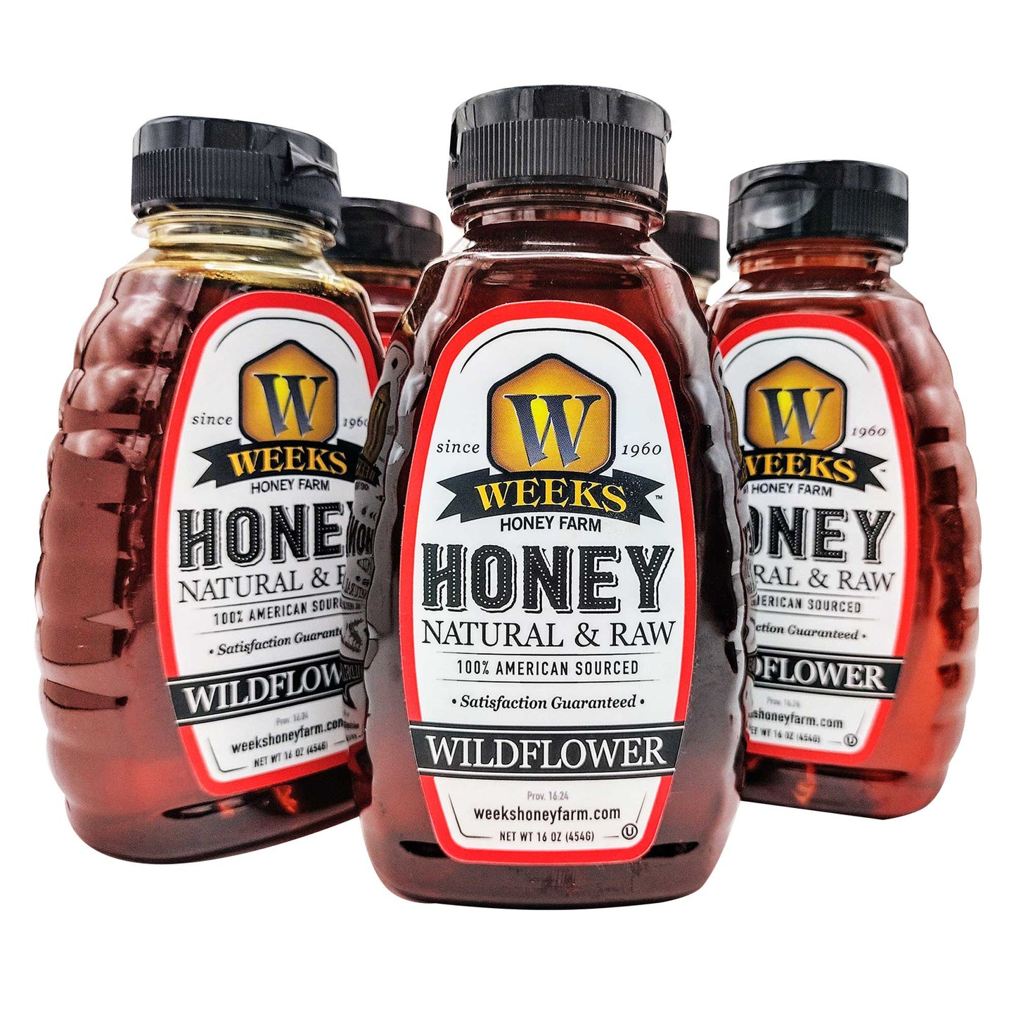 Pure Wildflower Honey - Natural & Raw | Weeks Honey Farm | Georgia