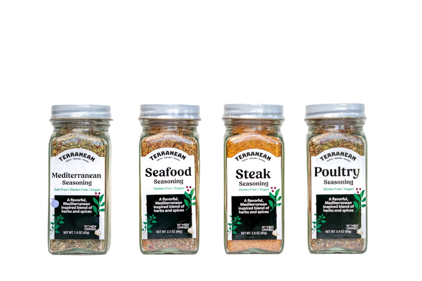 Mediterranean Inspired Seasonings Gift Set