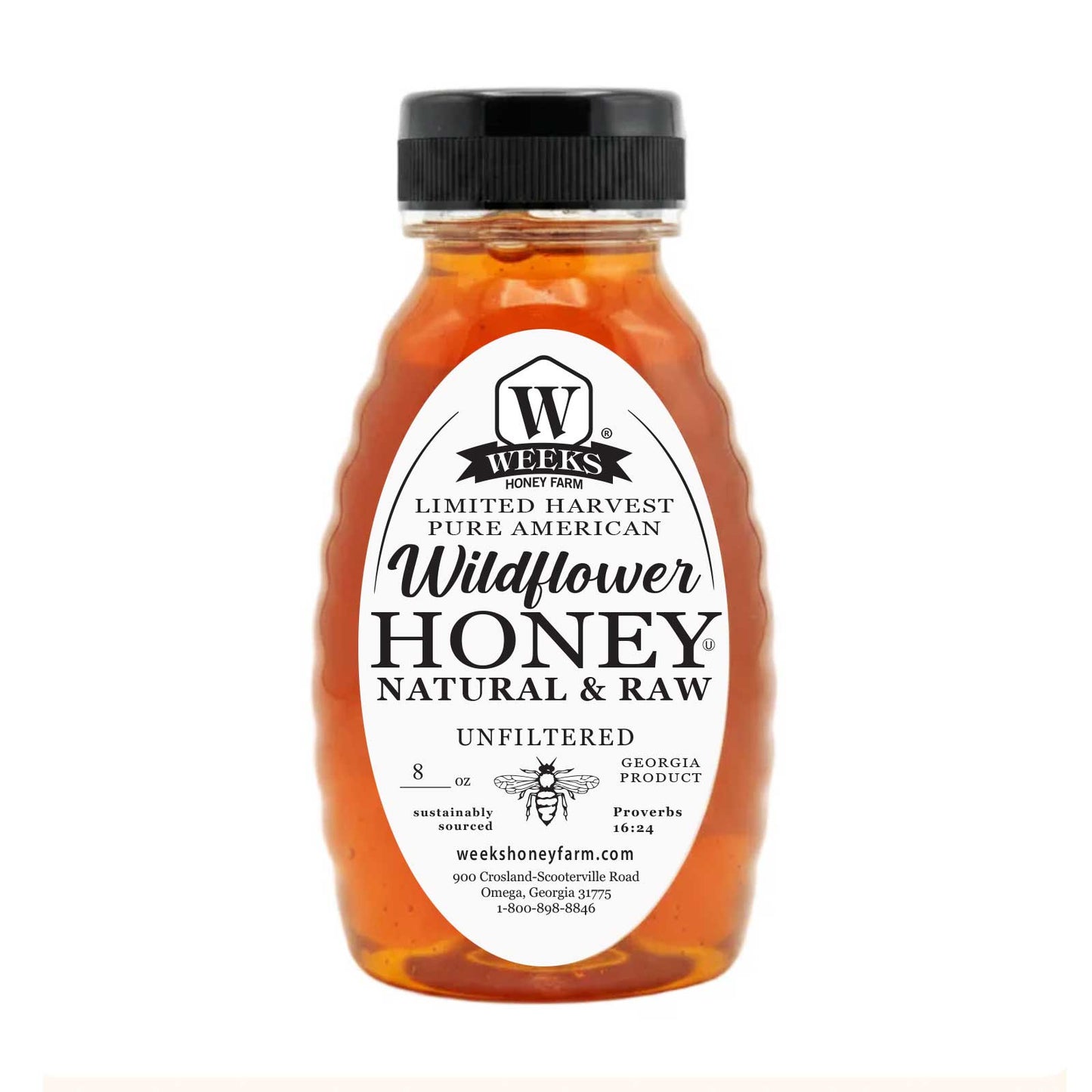 Georgia Wildflower Honey | 100% Raw & Pure – Weeks Honey Farm