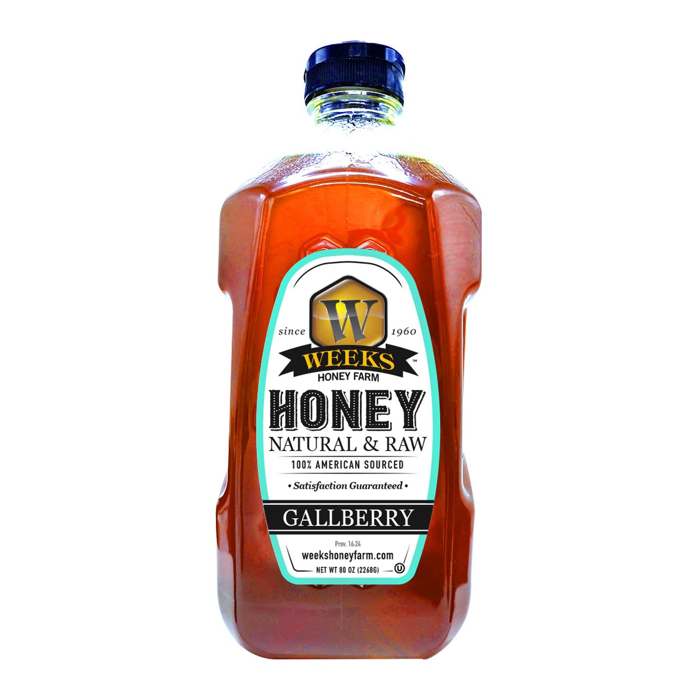 Our Best All-Natural Pure Raw Gallberry Honey