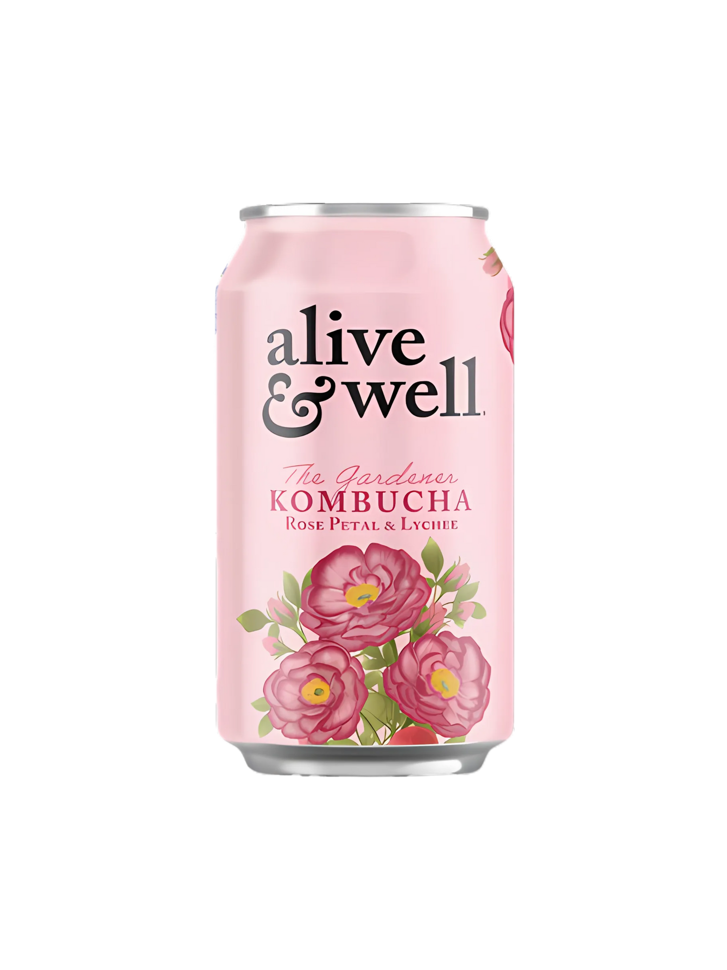 Alive & Well Rose Petal & Lychee Kombucha (6pk)