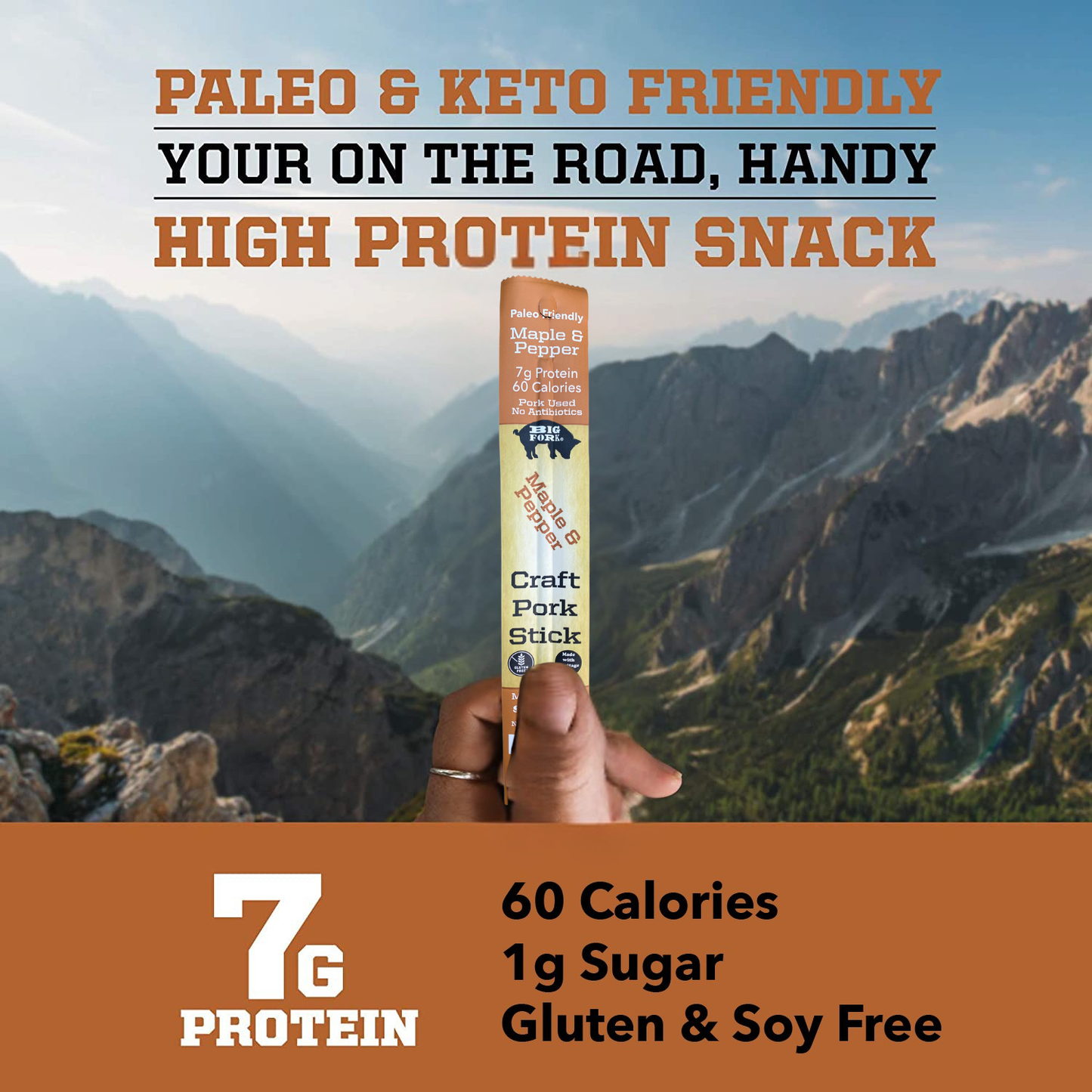 Craft Pork Snack Sticks - One Case (20 sticks)