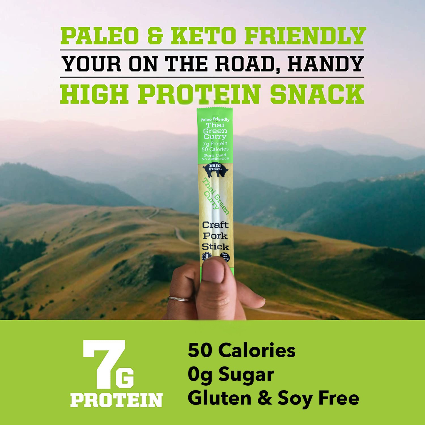 Craft Pork Snack Sticks - One Case (20 sticks)