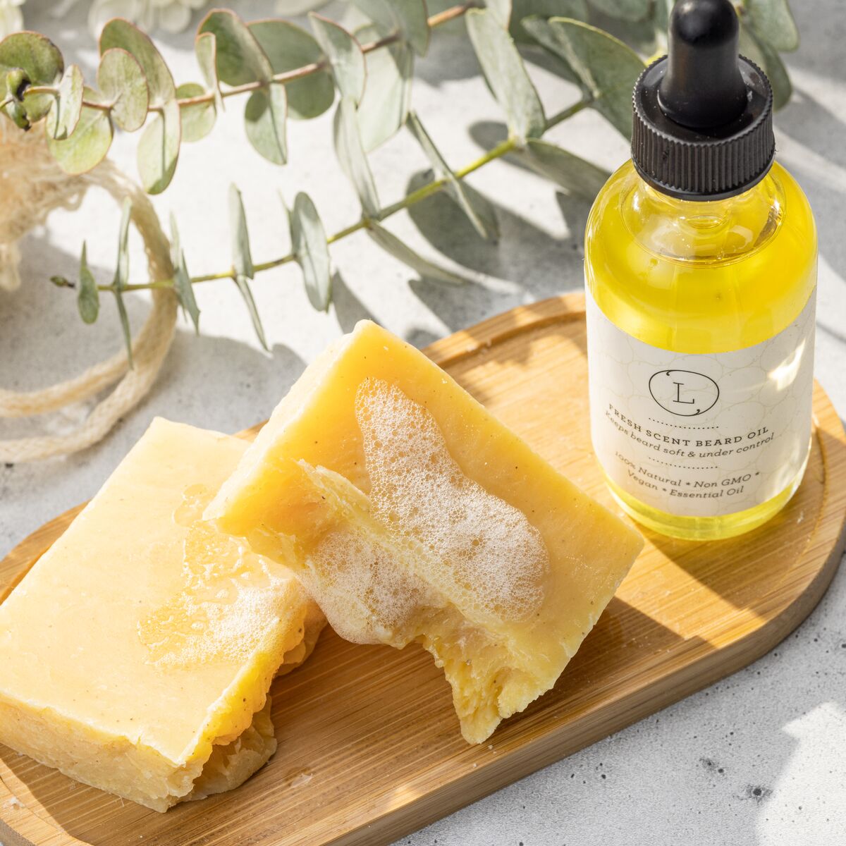 Citrus Care Package, Handmade Natural Bath and Body Gift Box