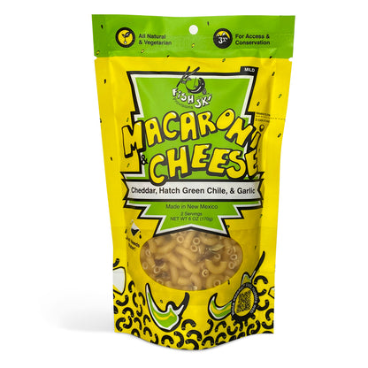 Hatch Green Chile, Garlic, Cheddar Mac and Cheese