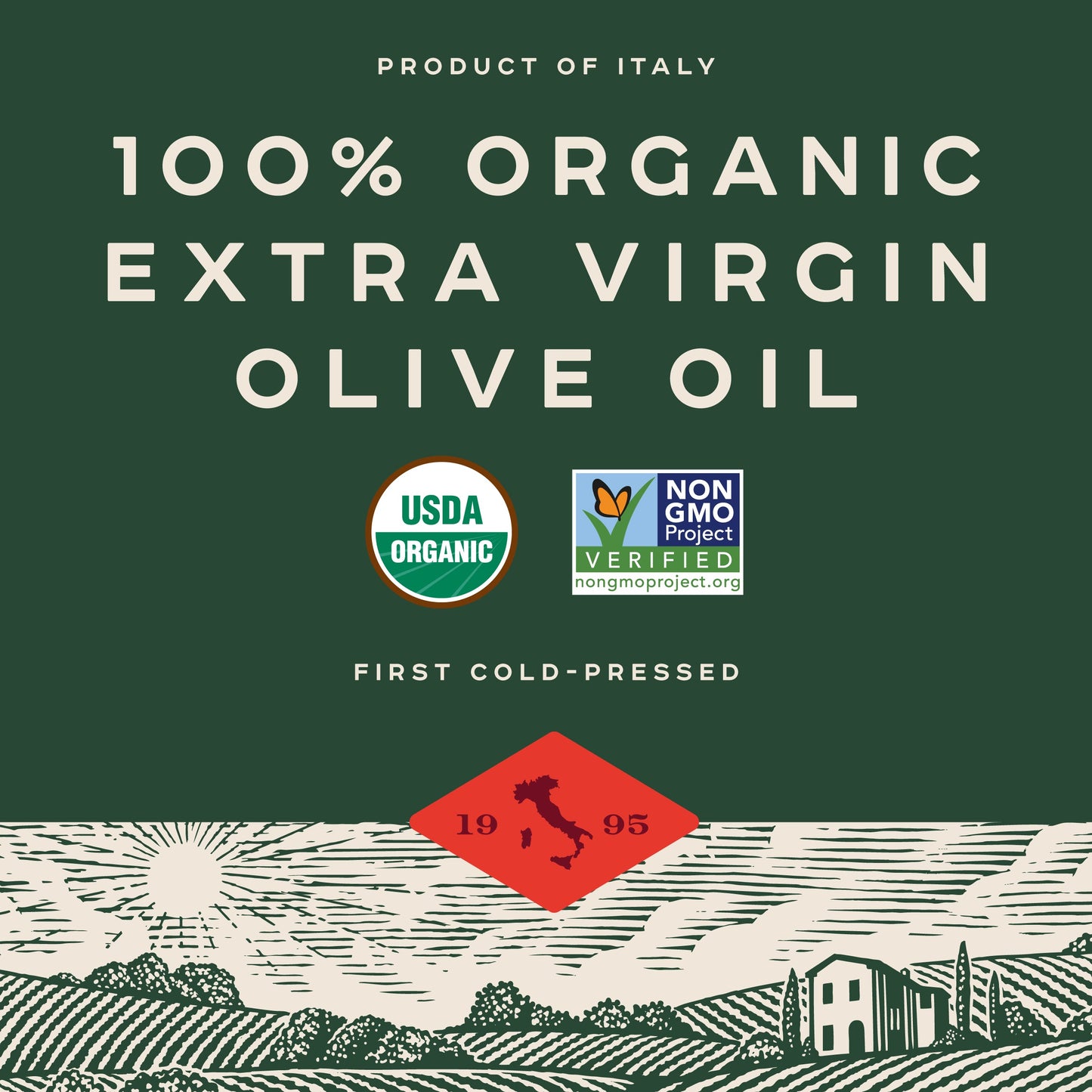 Organic Extra Virgin Olive Oil, 3L