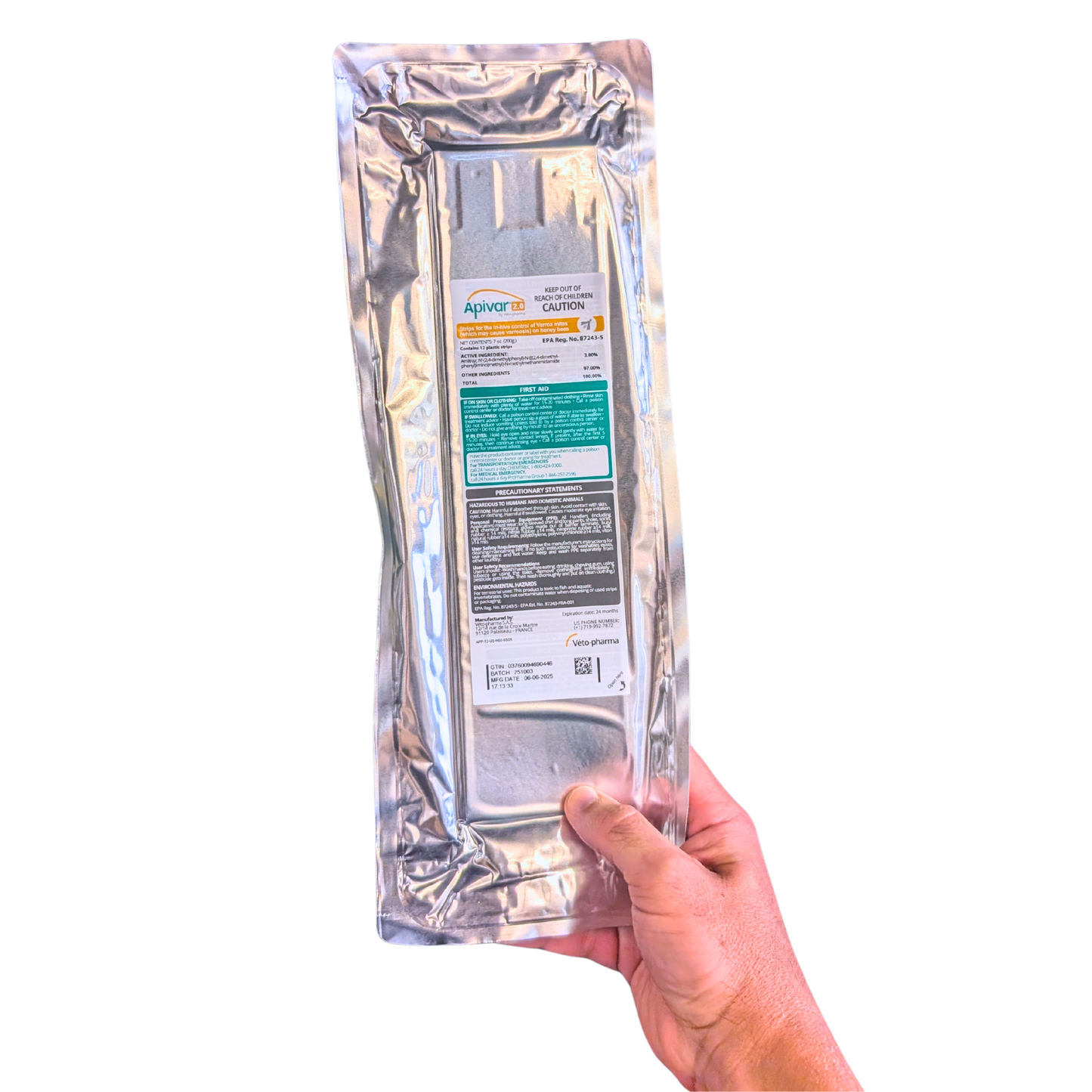 Apivar Original + Apivar 2.0 Varroa Mite Strips