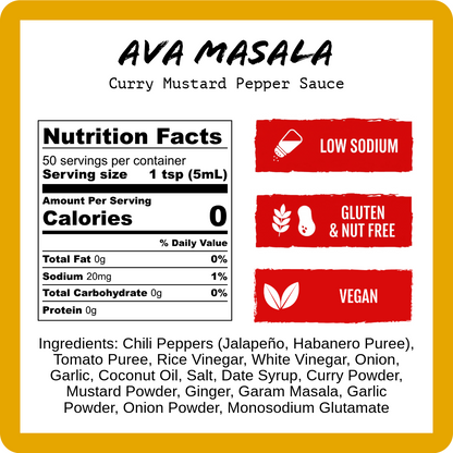 Ava Masala - Curry Mustard (9oz)