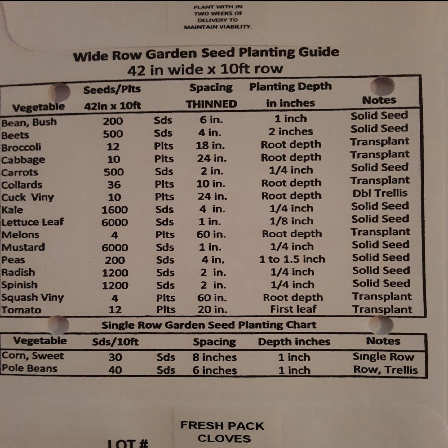 Music Certified Seed Garlic Cloves
