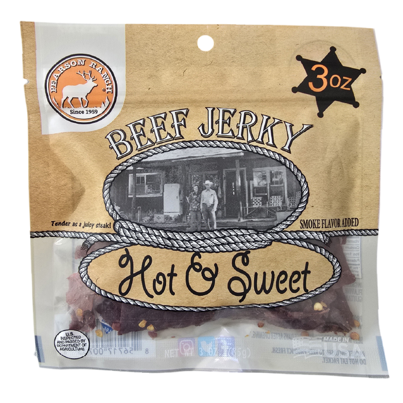 Hot & Sweet Beef Jerky - 3 oz