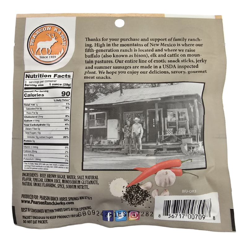 Cowboy Original Beef Jerky - 3 oz