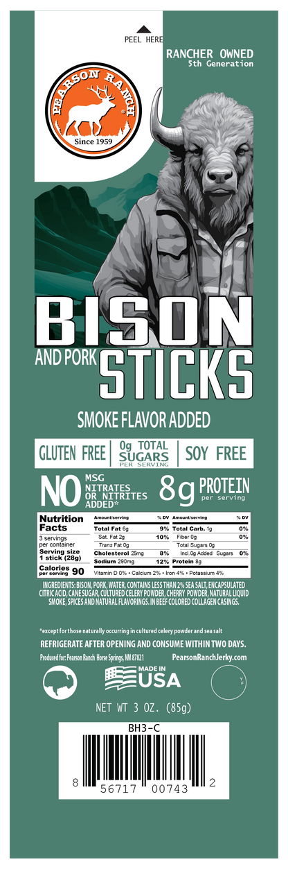 Bison Hickory Snack Stick Multipack