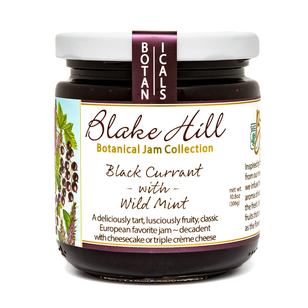 Black Currant with Wild Mint Jam
