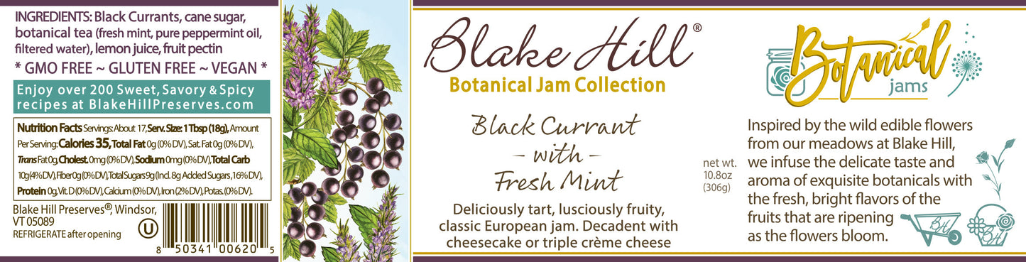 Black Currant with Wild Mint Jam