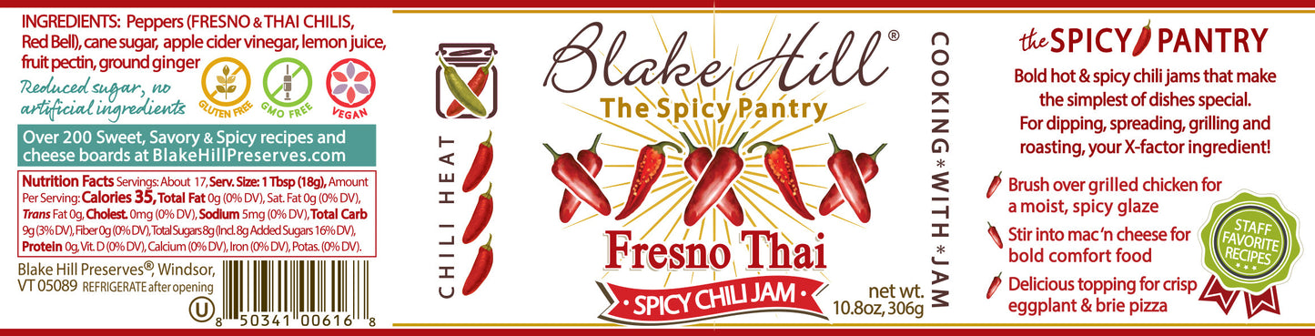 Fresno & Thai Spicy Chili Jam