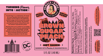 Brown Sugar Peach Hot Sauce