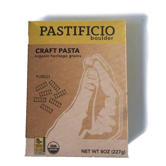 FUSILLI - Heritage and ancient wheat pasta - 12 boxes x 8oz