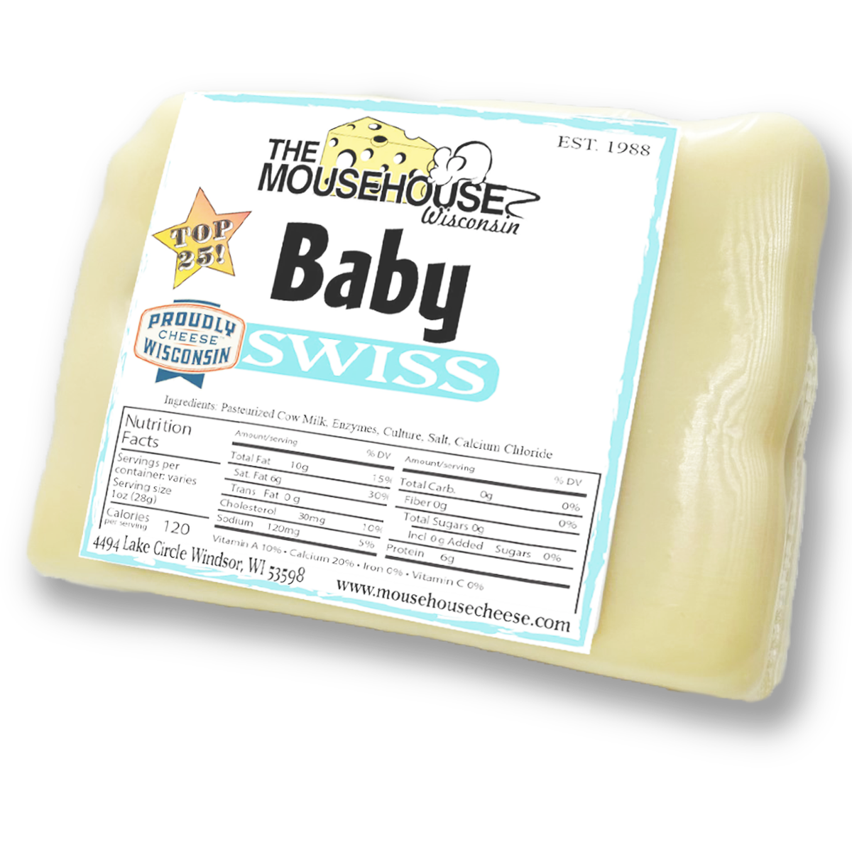 Baby Swiss by Mousehouse Cheesehaus