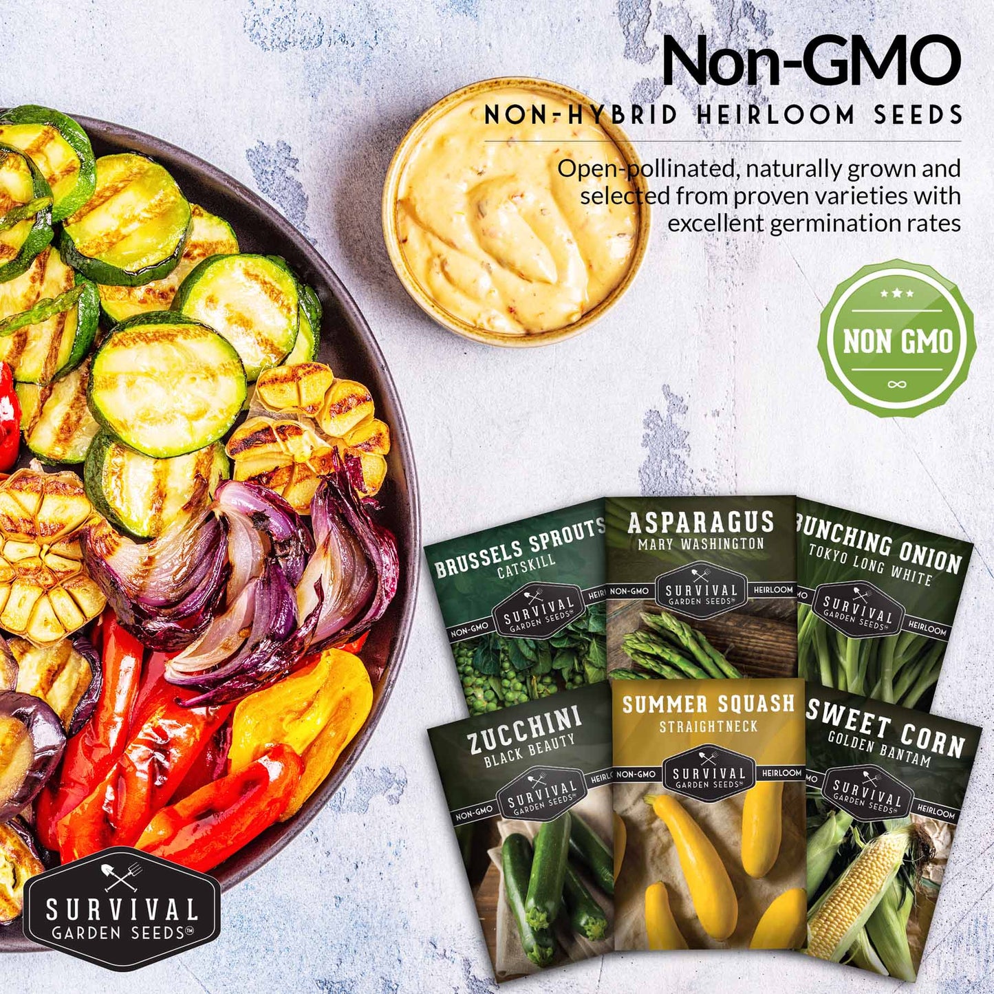 Barbecue Vegetable Seed Collection - Vegetables Perfect for Grilling