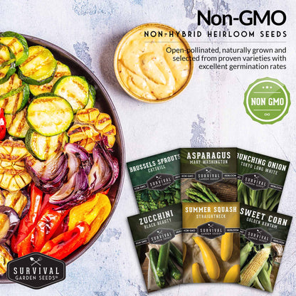 Barbecue Vegetable Seed Collection - Vegetables Perfect for Grilling