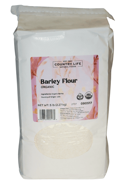 Barley Flour, Organic from Country Life Natural Foods