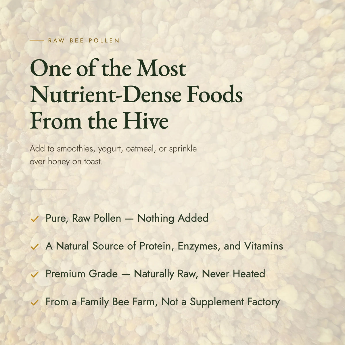 Bee Pollen For Sale