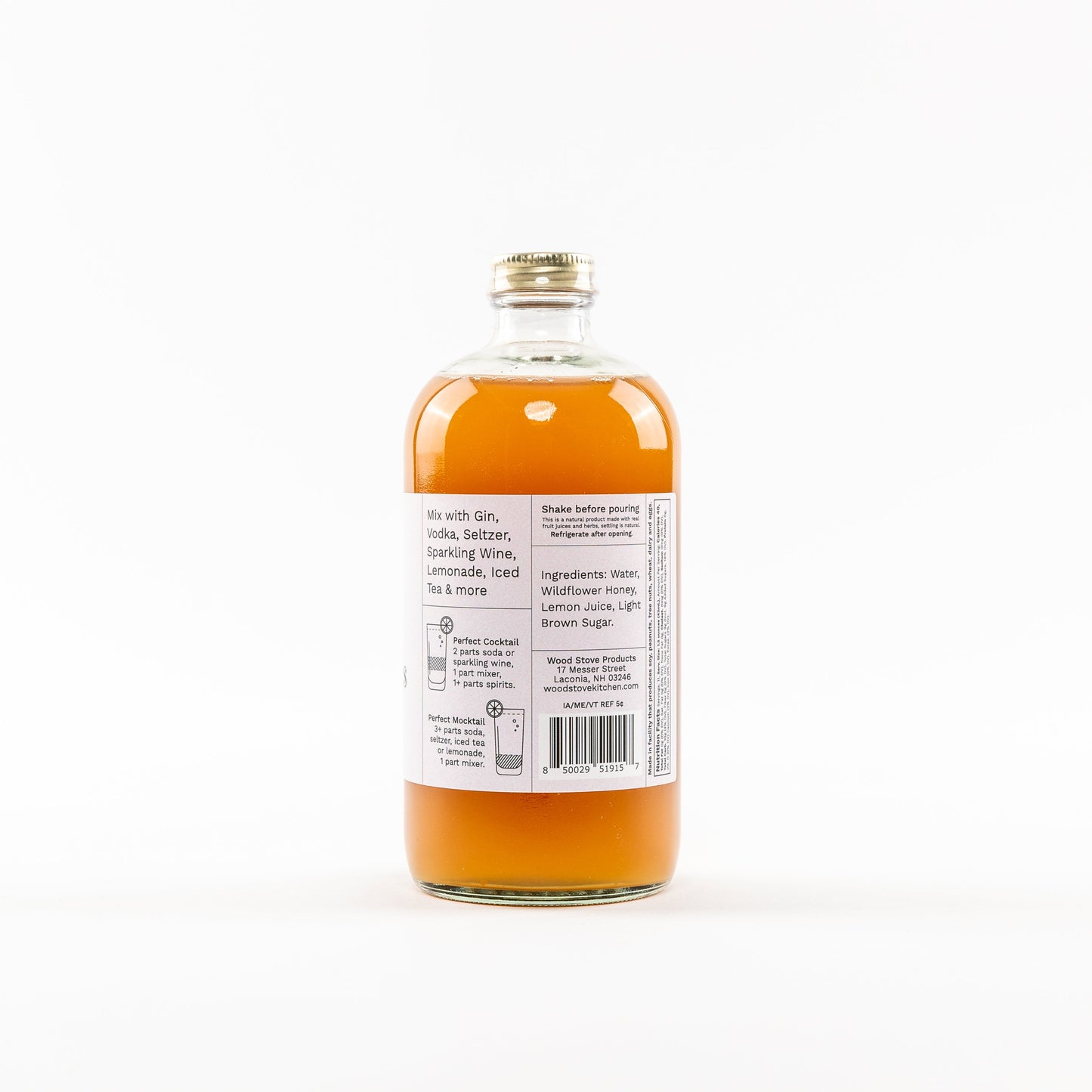 Bee's Knees Cocktail or Mocktail Mixer, 16 oz