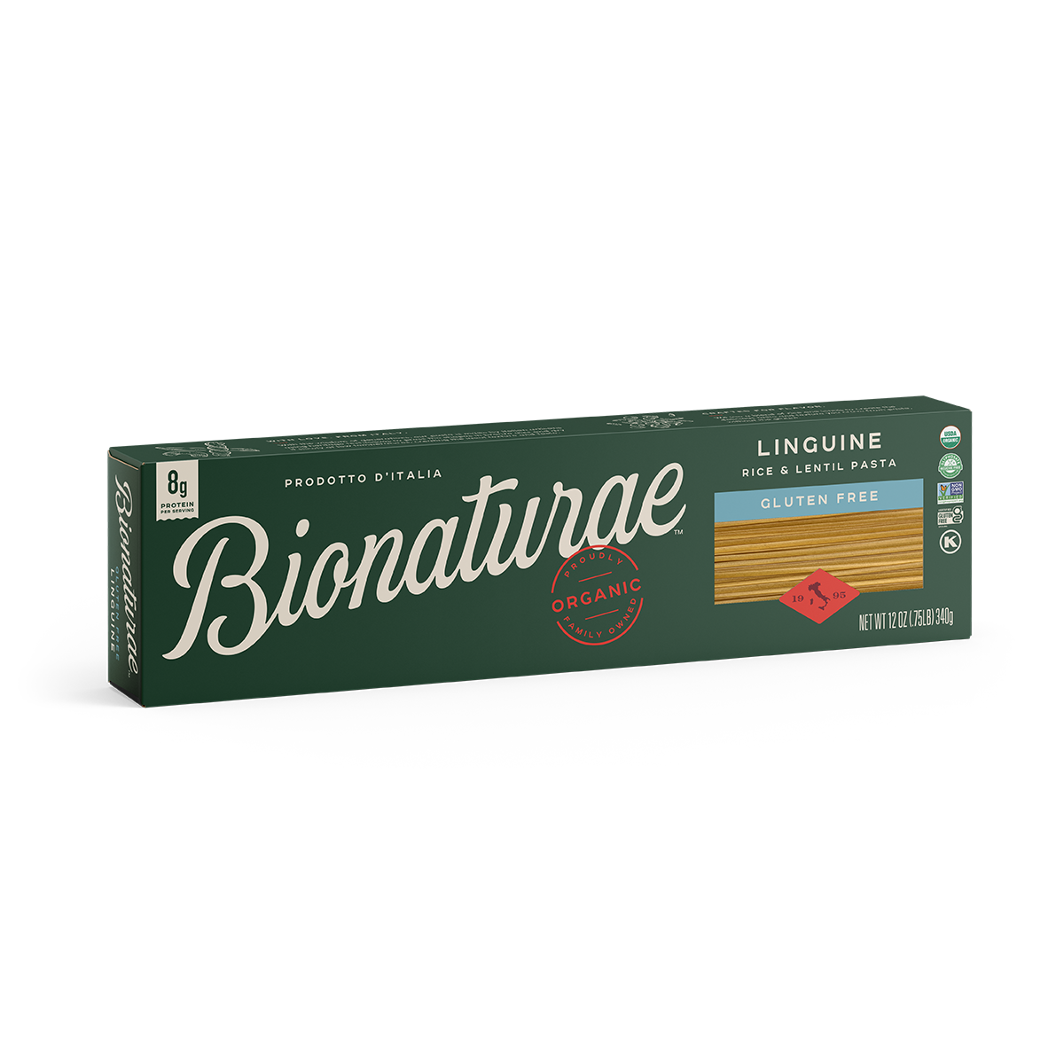 Organic Gluten Free Rice & Lentil Linguine by Jovial Foods