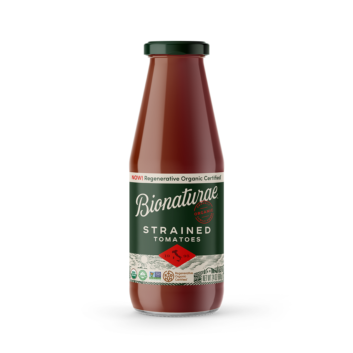 Organic Strained Tomatoes