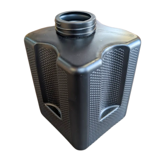 Black Plastic 1 Gallon Feeder Jar by Foxhound Bee Company