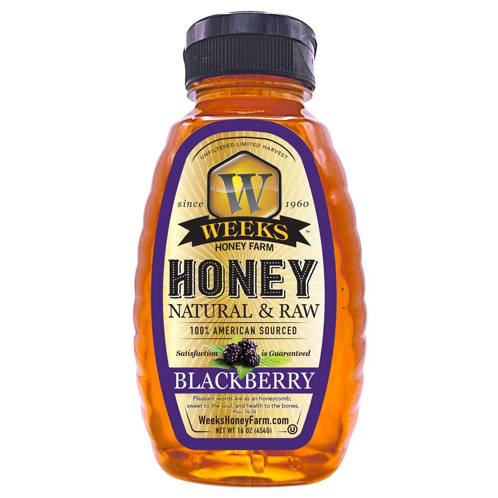 South Georgia Raw Blackberry Honey - Pure, Local, Mono-Floral Raw Honey