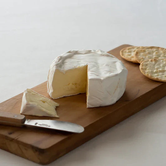Triple Crème Vegetable Ash Brie Cheese Wheel