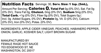 Brown Sugar Peach Hot Sauce