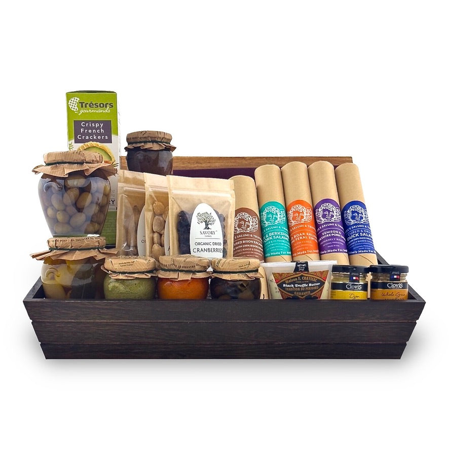 Game Charcuterie Gift Basket