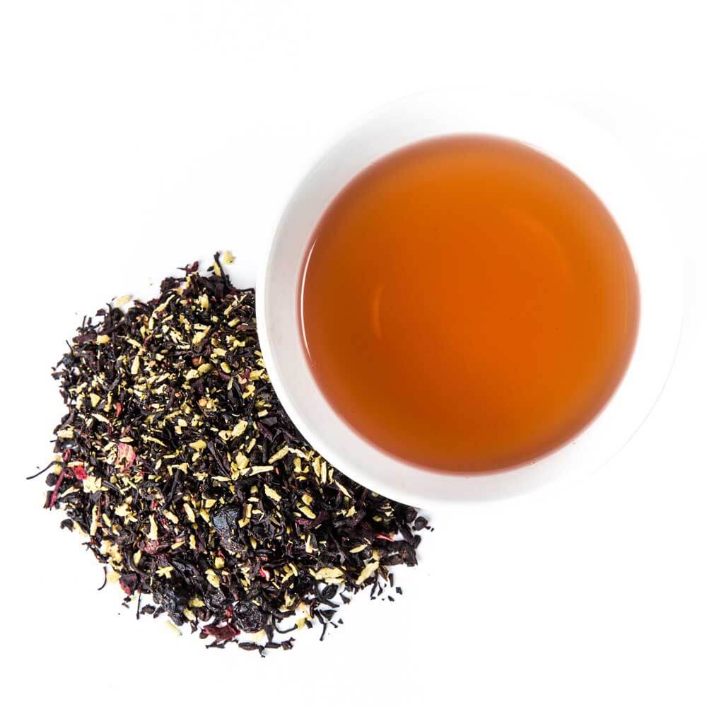 Cherry Christmas Glass Jar of Loose Leaf Tea - 30 Servings