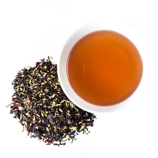 Cherry Christmas Glass Jar of Loose Leaf Tea - 30 Servings