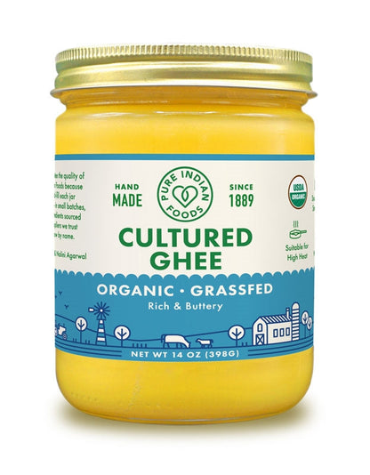 Cultured Ghee, Grassfed & Certified Organic
