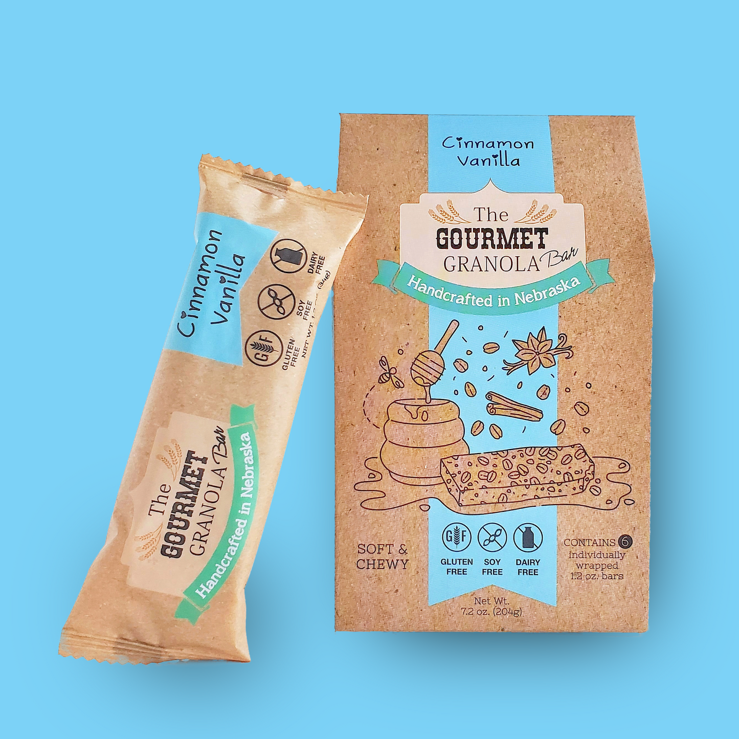 Cinnamon Vanilla Granola Bars