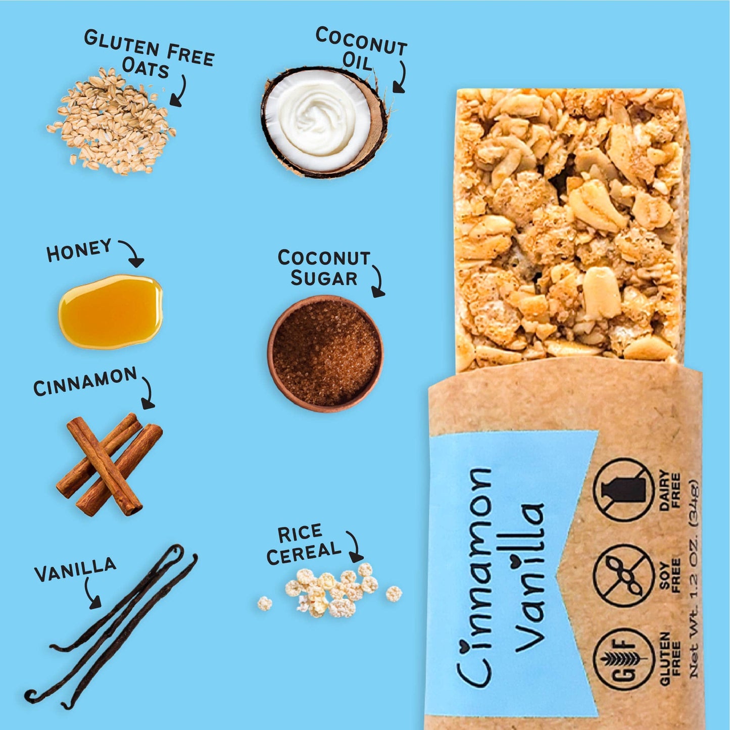 Cinnamon Vanilla Granola Bars