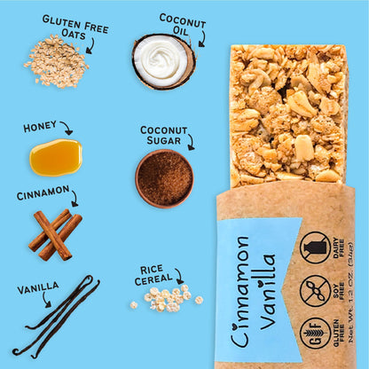 Cinnamon Vanilla Granola Bars